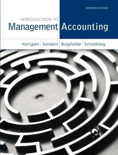 Introduction to management accounting (PDF Instant Download)