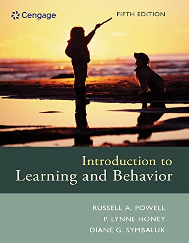 Introduction to Learning and Behavior 5th Edition (PDF Instant Download)