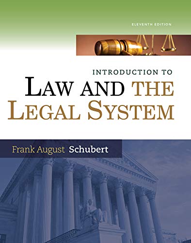 Introduction to Law and the Legal System 11-edition (PDF Instant Download)