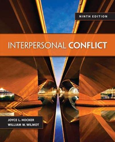 Interpersonal Conflict, 9th edition (PDF Instant Download)