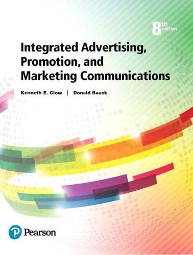 Integrated Advertising, Promotion, and Marketing Communications – 8th Edition (PDF Instant Download)