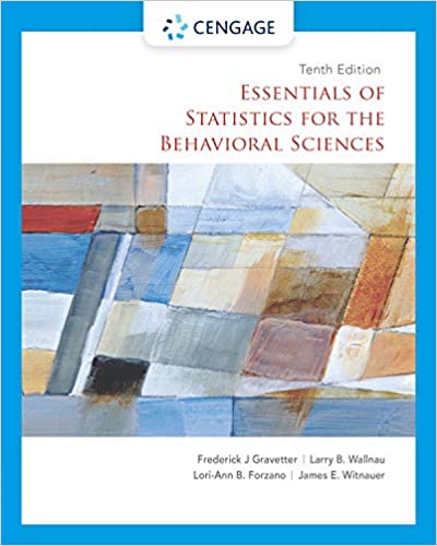 Essentials of Statistics for the Behavioral Sciences 10th Edition (PDF Instant Download)