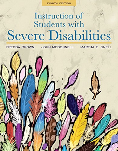 Instruction of Students with Severe Disabilities 8th Edition (PDF Instant Download)