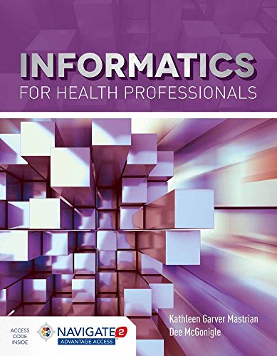 Informatics for Health Professionals (Navigate 2 Advantage Access) 1st Edition (PDF Instant Download)