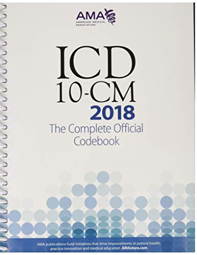 ICD-10-CM 2018 The Complete Official Codebook – 1st Edition (PDF Instant Download)