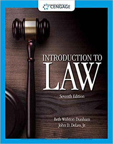 Introduction to Law 7th Edition (PDF Instant Download)