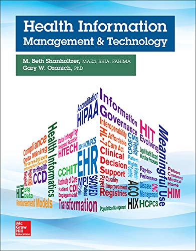 Health Information Management and Technology (P.S. Health Occupations) 1st Edition (PDF Instant Download)
