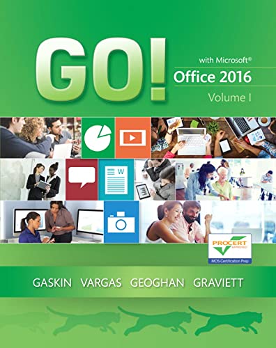 Go! with Office 2016 Volume 1 – 1st Edition (PDF Instant Download)