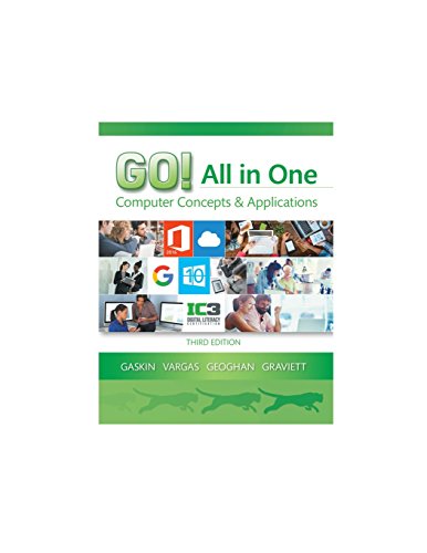 GO! All in One: Computer Concepts and Applications (GO! for Office 2016 Series) 3th edition (PDF Instant Download)