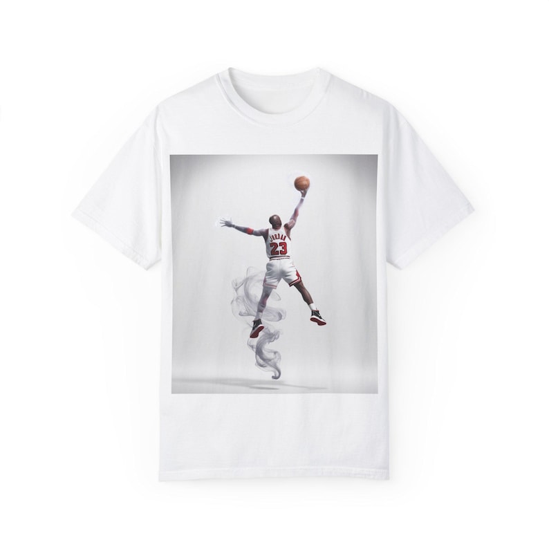 Michael Jordan Ghostly Jumpman T-Shirt Iconic Basketball Design for Sneakerheads and Fans