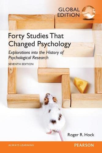 Forty Studies that Changed Psychology, Global Edition (PDF Instant Download)