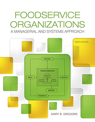 Foodservice Organizations: A Managerial and Systems Approach – 9th Edition (PDF Instant Download)
