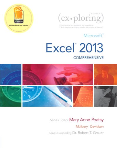 Exploring: Microsoft Excel 2013, Comprehensive – 1st Edition (PDF Instant Download)