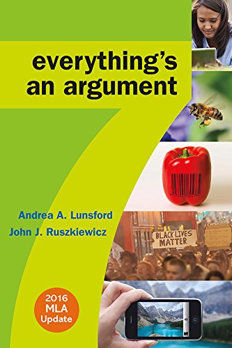 Everythings an Argument with 2016 MLA Update 7th Edition (PDF Instant Download)