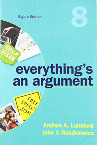 Everything's an Argument Eighth-edition (PDF Instant Download)
