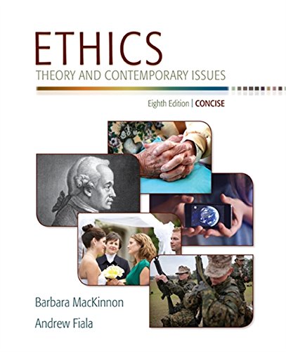 Ethics: Theory and Contemporary Issues, Concise Edition (PDF Instant Download)