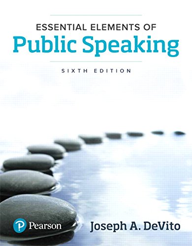 Essential Elements of Public Speaking (6th Edition) 6-edition (PDF Instant Download)