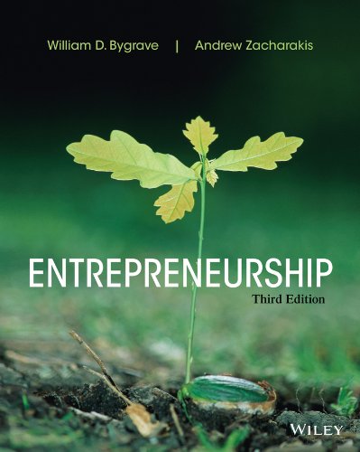 Entrepreneurship 3rd Edition by William D Bygrave (PDF Instant Download)