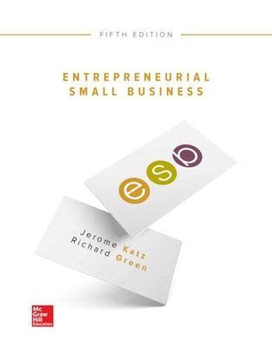 Entrepreneurial Small Business – 5th Edition (PDF Instant Download)