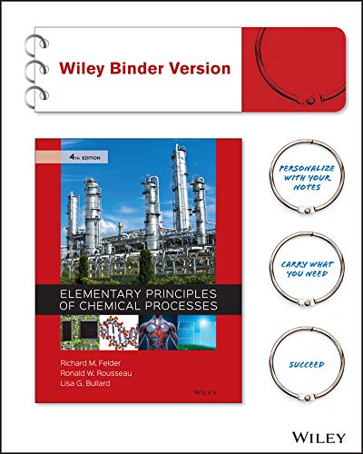 Elementary Principles of Chemical Processes, Binder Ready Version 4th edition (PDF Instant Download)