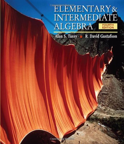 Elementary and Intermediate Algebra, 4th Edition (PDF Instant Download)