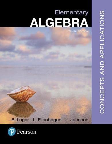 Elementary Algebra: Concepts and Applications 10-edition (PDF Instant Download)