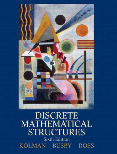 Discrete Mathematical Structures 6th Edition by Bernard Kolman (PDF Instant Download)