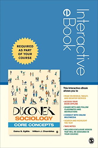 Discover Sociology Core Concepts 1st Edition by Daina S Eglitis (PDF Instant Download)