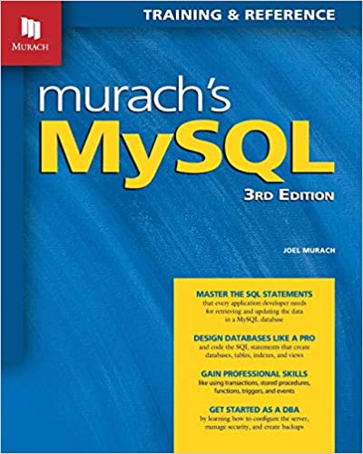 Murach's MySQL 3rd Edition by Joel Murach (PDF Instant Download)