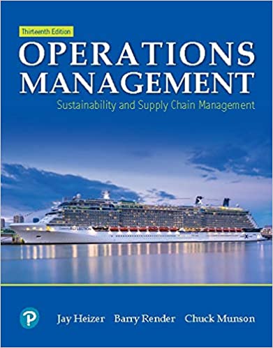Operations Management: Sustainability and Supply Chain Management 13th Edition (PDF Instant Download)