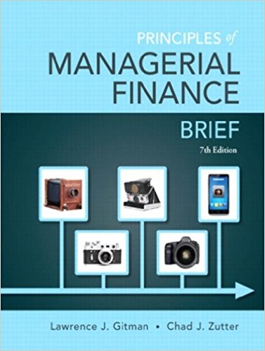 Principles of Managerial Finance Brief 7th by Lawrence (PDF Instant Download)