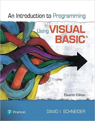 Introduction to Programming Using Visual Basic, 11th Edition (PDF Instant Download)