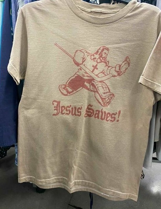 Jesus Saves Hockey Shirt Outfit, Shirt Outfit Idea