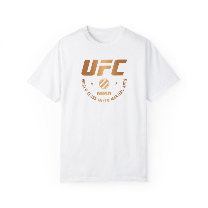 UFC Ultimate Fighting Championship Mixed Martial Arts MMA Unisex Garment-Dyed T-shirtUFC Ultimate Fighting Championship Mixed Martial Arts MMA Unisex Garment-Dyed T-shirt For Men And Women