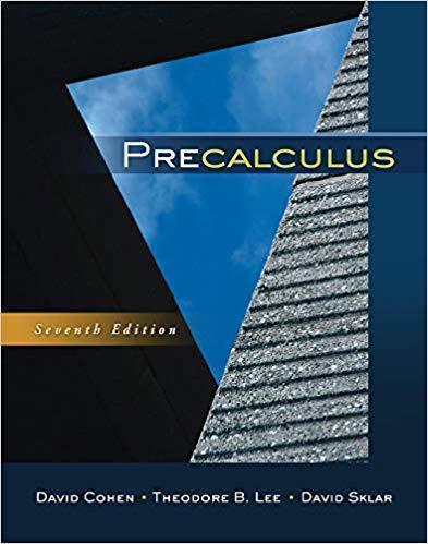 Precalculus 7Th Edition