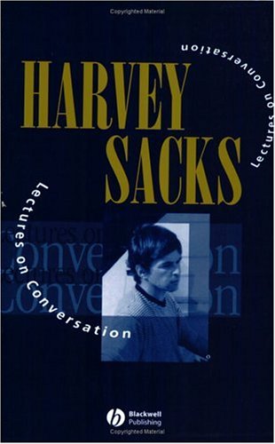 Lectures on Conversation, Volume 2 (lectures 1968-1972)    Edition (PDF Instant Download)