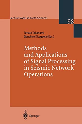 Methods and Applications of Signal Processing in Seismic Network Operations 1 Edition (PDF Instant Download)