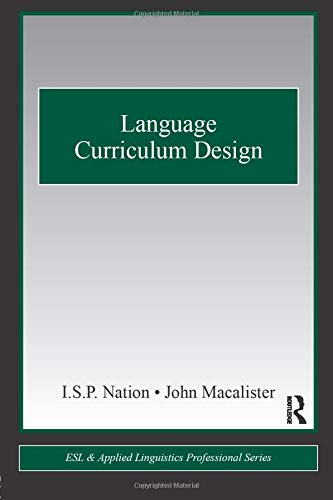 Language Curriculum Design (Esl & Applied Linguistics Professional) 1 Edition (PDF Instant Download)