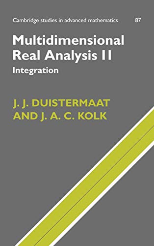 Multidimensional Real Analysis II: Integration  Edition (PDF Instant Download)