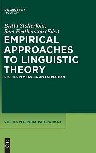 Empirical Approaches to Linguistic Theory  Edition (PDF Instant Download)