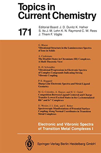 Electronic and Vibronic Spectra of Transition Metal Complexes I 1 Edition (PDF Instant Download)