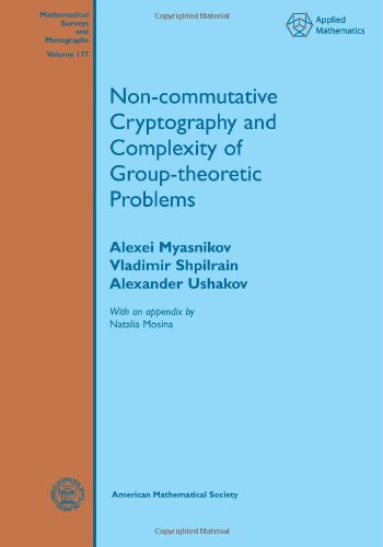 Non-commutative cryptography and complexity of group-theoretic problems  Edition (PDF Instant Download)