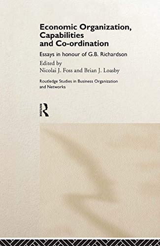 Economic Organization, Capabilities and Coordination 1 Edition (PDF Instant Download)