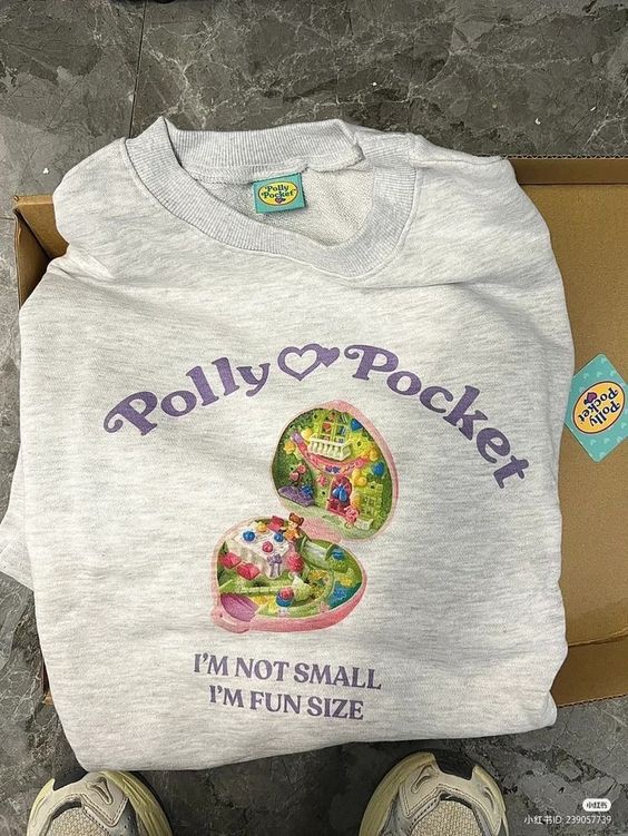 Polly Pocket I'm note small I'm full size t-shirtPolly Pocket I'm note small I'm full size t-shirt For Men And Women