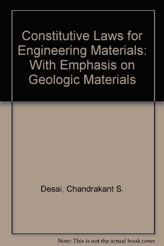 Constitutive Laws for Engineering Materials with Emphasis on Geologic Materials  Edition (PDF Instant Download)