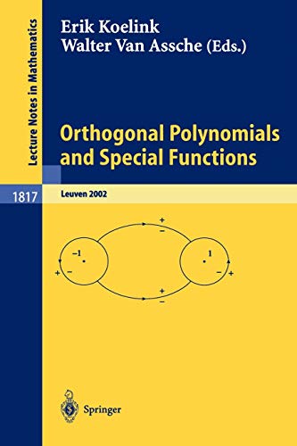 Orthogonal Polynomials and Special Functions: Leuven 2002 1 Edition (PDF Instant Download)