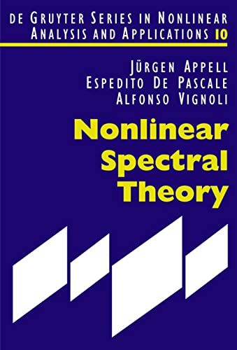 Nonlinear Spectral Theory  Edition (PDF Instant Download)