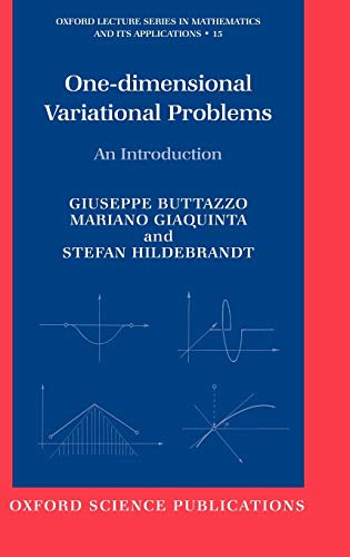 One-dimensional Variational Problems: An Introduction  Edition (PDF Instant Download)
