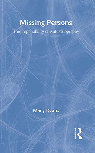 Missing Persons: The Impossibility of Auto biography 1 Edition (PDF Instant Download)