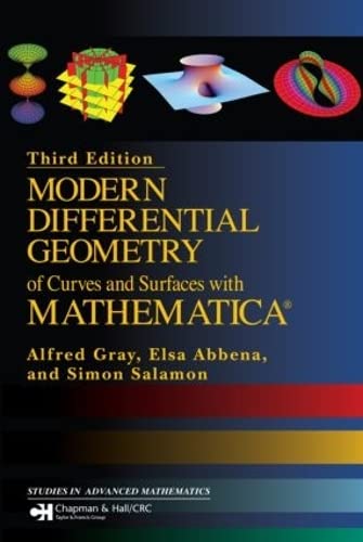 Modern Differential Geometry of Curves and Surfaces with Mathematica [No Notebooks] 3rd Edition (PDF Instant Download)